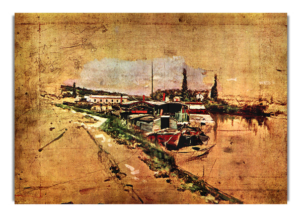 Die Seine bei Bougival von Giovanni Boldini