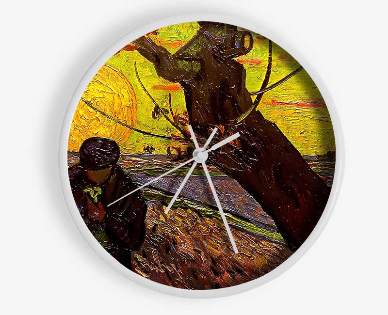 Van Gogh The Sower Clock - Wallart-Direct UK