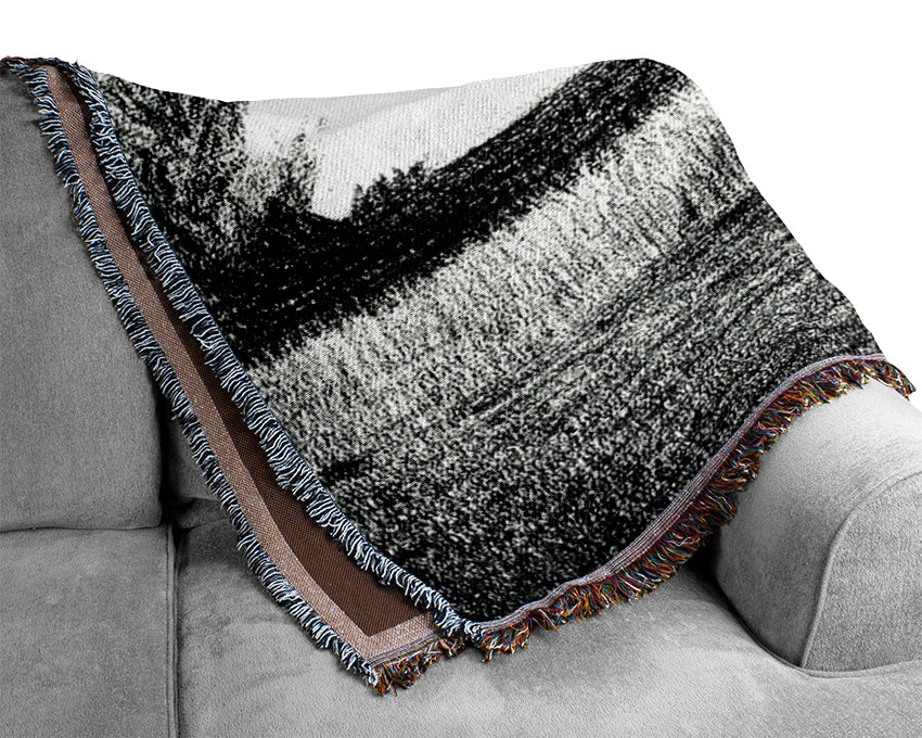 Seurat The Trees Woven Blanket