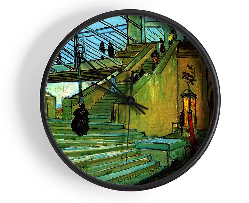 Van Gogh The Trinquetaille Bridge Clock - Wallart-Direct UK