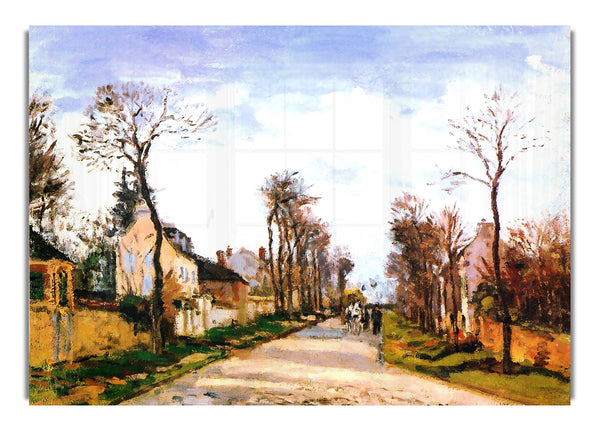 Die Straße von Versailles 2 von Pissarro