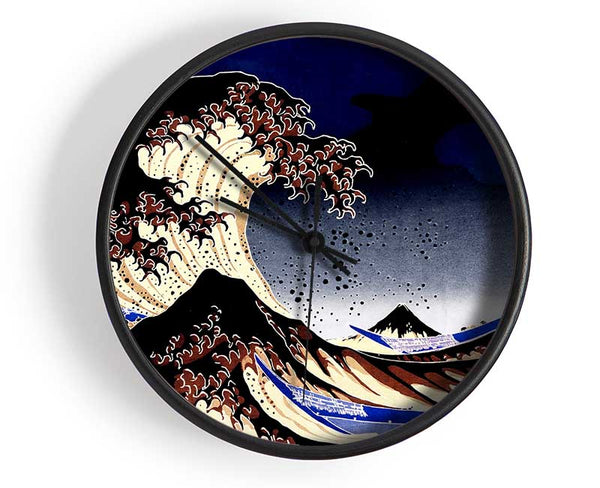 Hokusai The Wave Clock - Wallart-Direct UK
