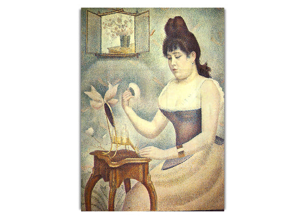 The Woman With The Powder Puff By Seurat