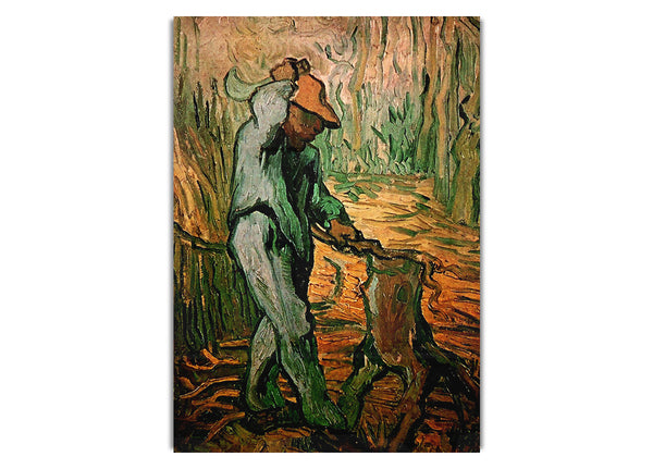 The Woodcutter After Millet By Van Gogh