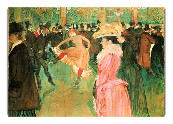 Toulouse Lautrec  At The Moulin Rouge