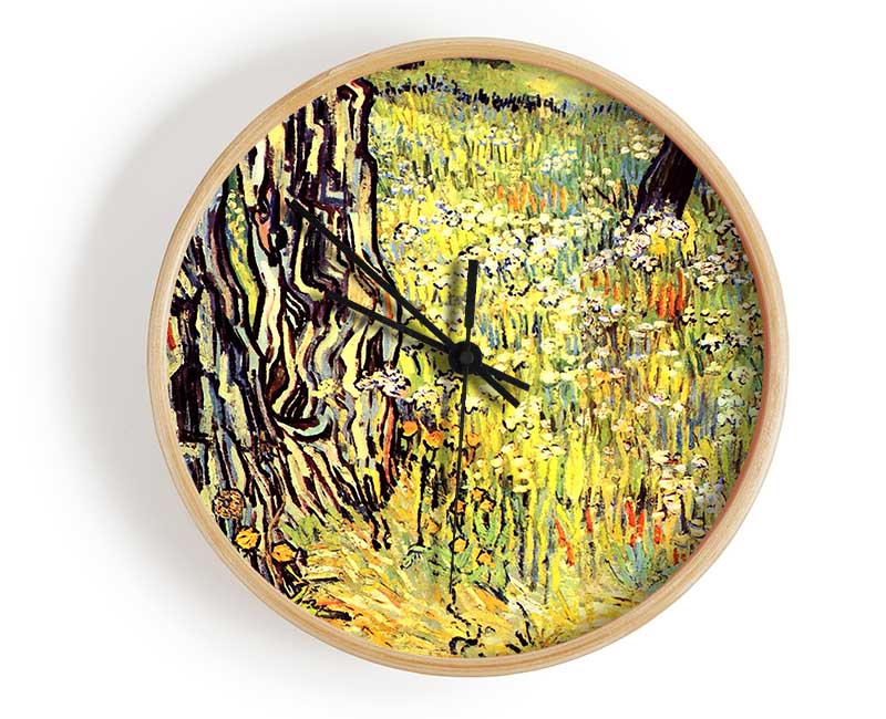 Van Gogh Tree Trunks Clock - Wallart-Direct UK