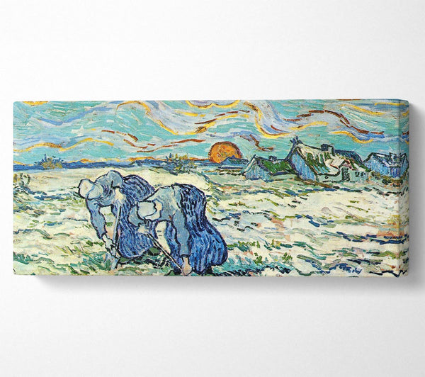 Van Gogh Two Digging A Grave In The Snow