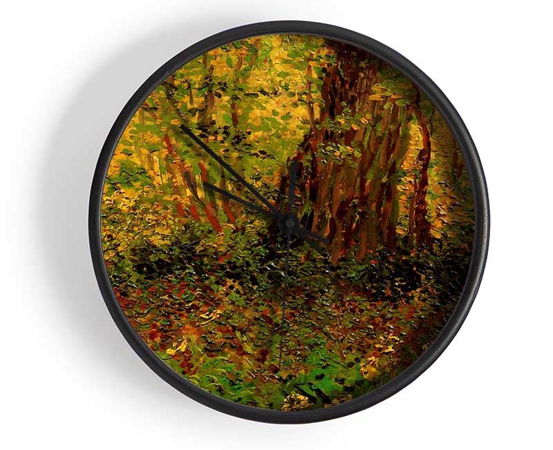 Van Gogh Undergrowth 2 Clock - Wallart-Direct UK