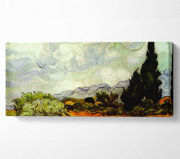 Van Gogh A Wheatfield With Cypresses