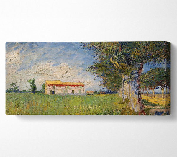 Van Gogh Farmhouse In A Wheat Field