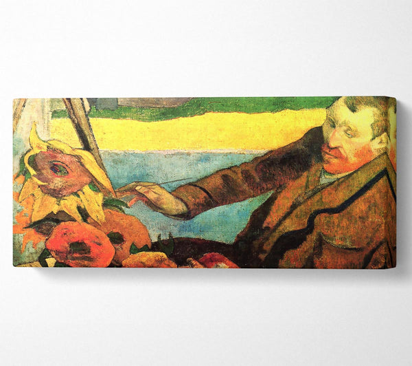 Gauguin Paints Van Gogh Painting Sunflowers