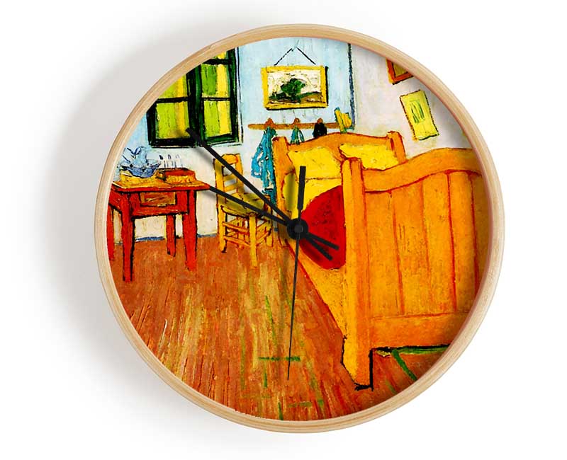 Van Gogh Room At Arles Clock - Wallart-Direct UK