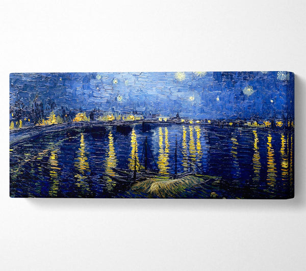 Van Gogh Sternennacht über der Rhone Blau