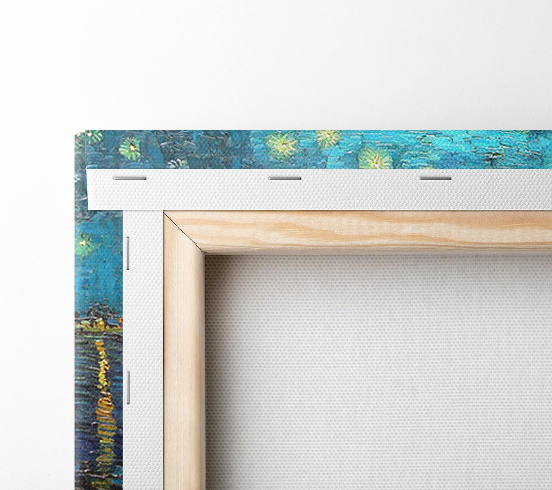  A Canvas Print of Van Gogh Starry Night Over The Rhone Canvas Print