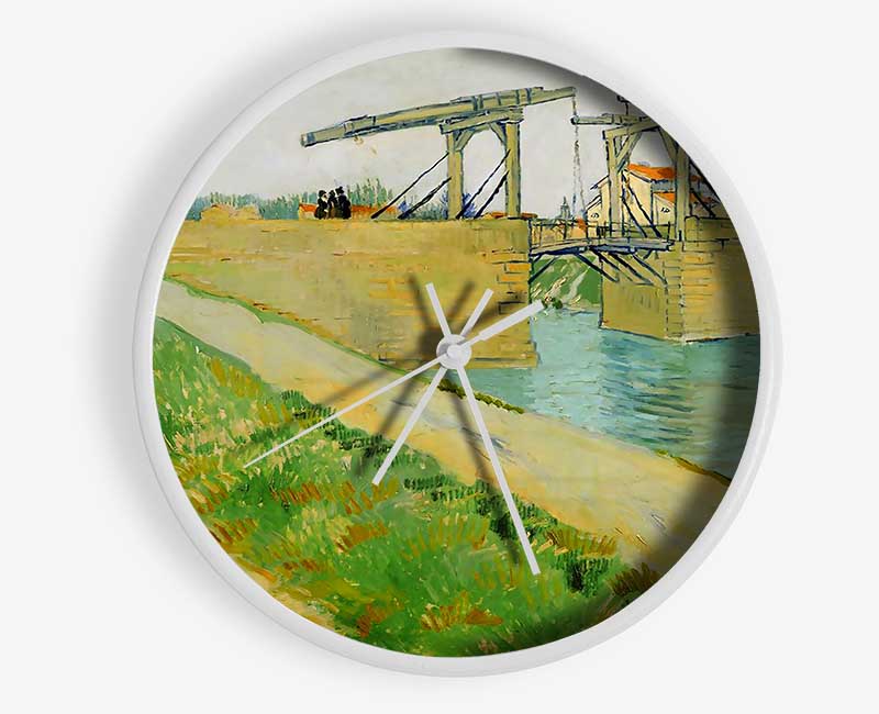 Van Gogh The Langlois Bridge Clock - Wallart-Direct UK