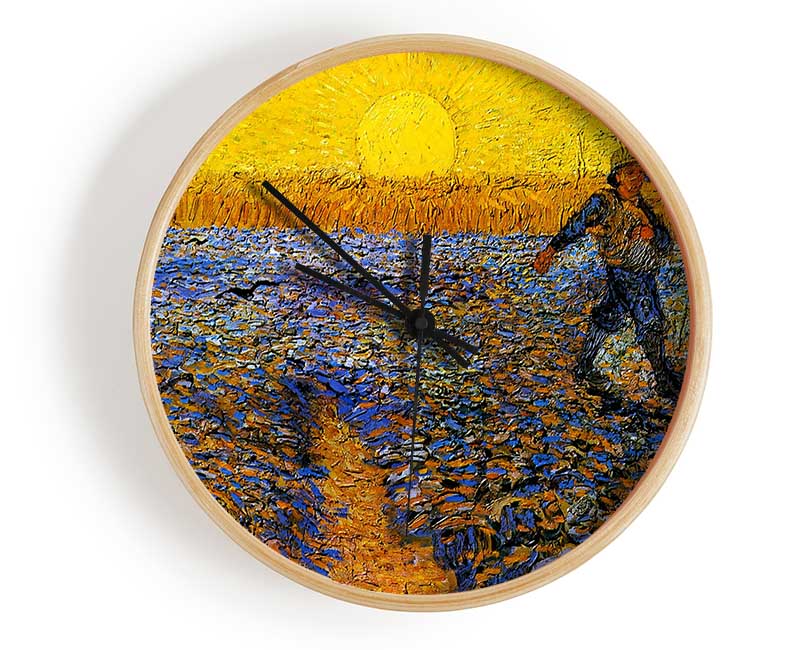 Van Gogh Sower Clock - Wallart-Direct UK