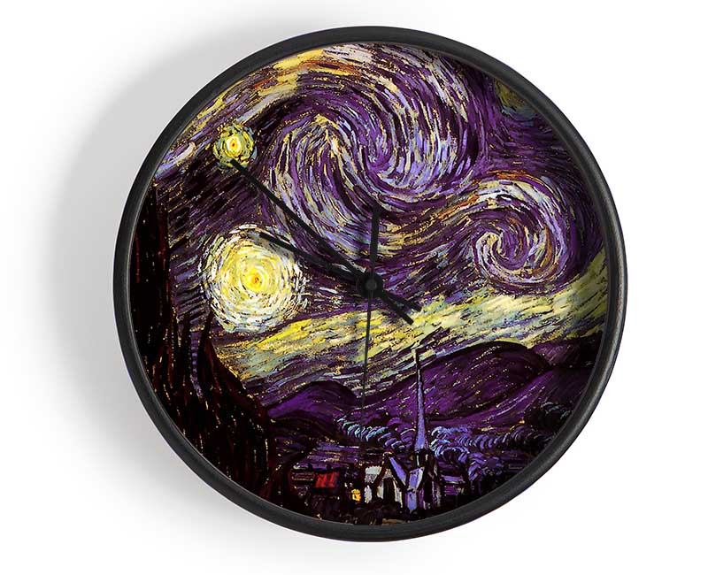 Vincent Van Gogh Starry Night Clock - Wallart-Direct UK