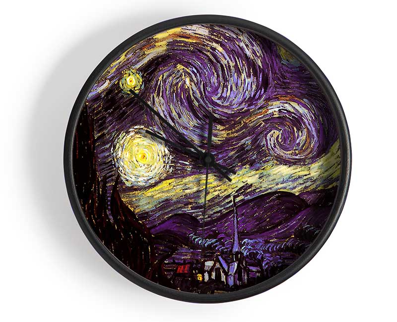Vincent Van Gogh Starry Night Clock - Wallart-Direct UK