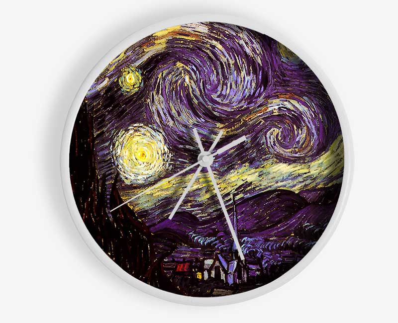 Vincent Van Gogh Starry Night Clock - Wallart-Direct UK