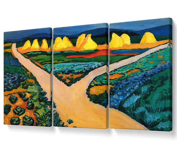 August Macke Gemüsefelder
