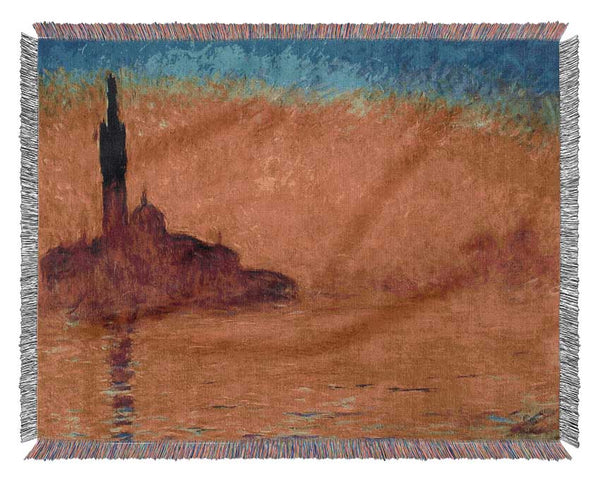 Vincent Van Gogh Twilight In Venice Woven Blanket