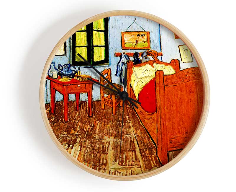 Vincent Van Gogh His Bedroom 4 Clock - Wallart-Direct UK
