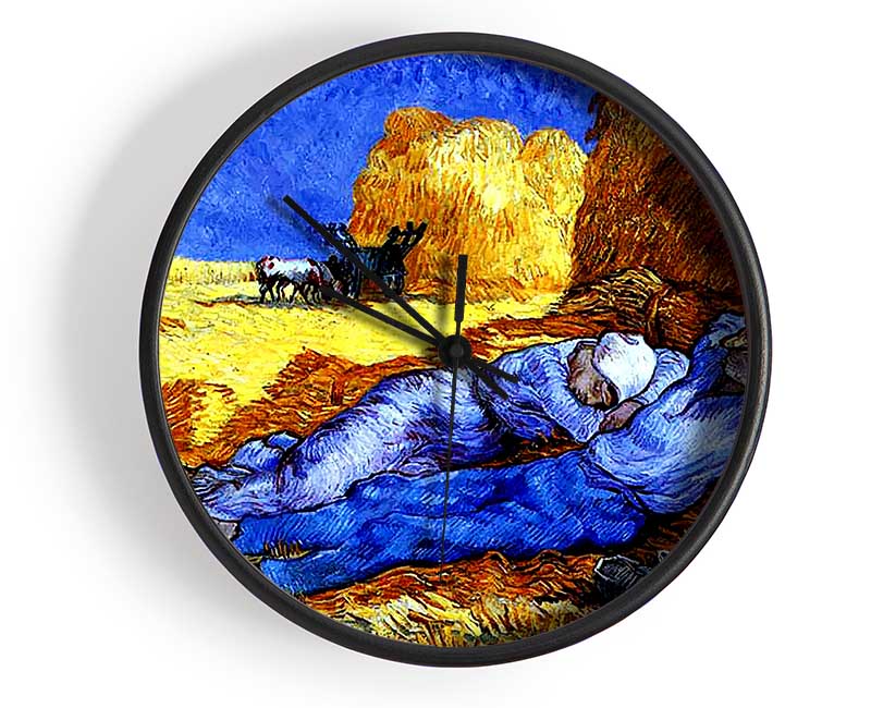 Vincent Van Gogh Time Of Work Clock - Wallart-Direct UK