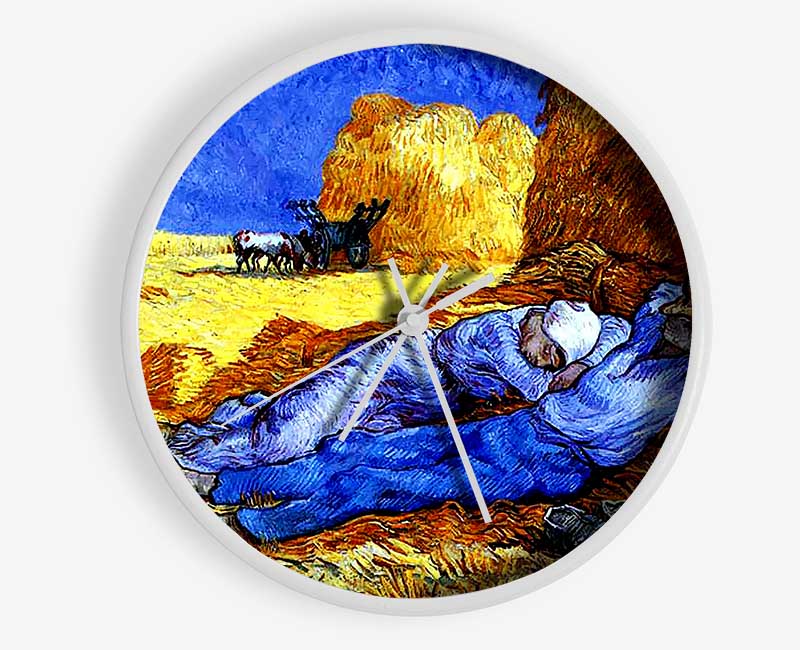 Vincent Van Gogh Time Of Work Clock - Wallart-Direct UK