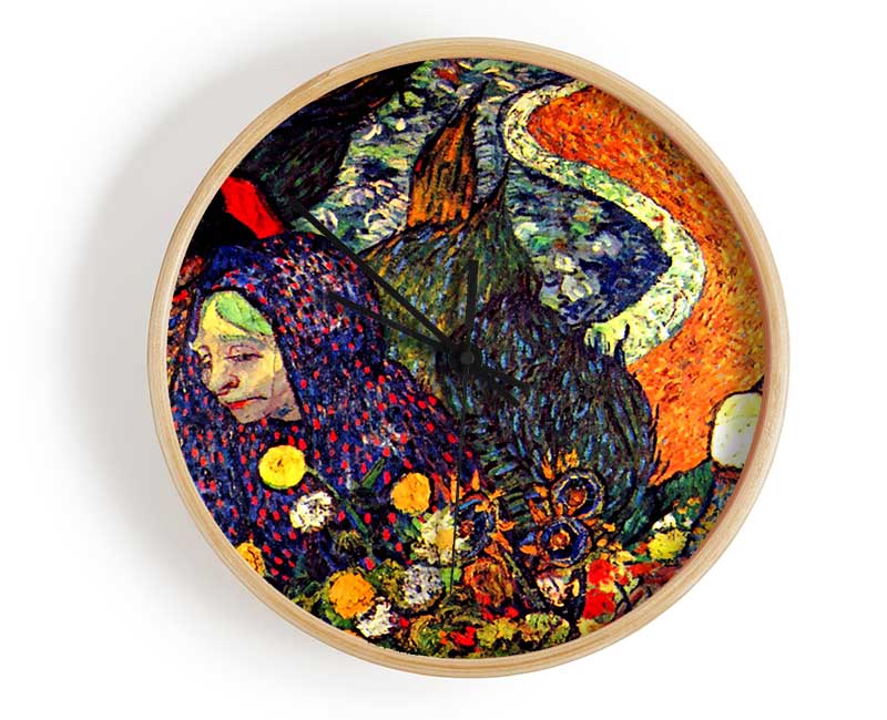 Van Gogh Walk In Arles (Memory Of The Garden Of Eden) Clock - Wallart-Direct UK