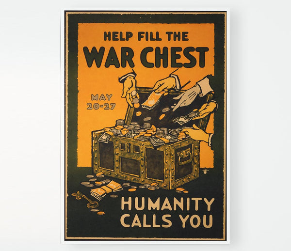 War Chest Print Poster Wall Art