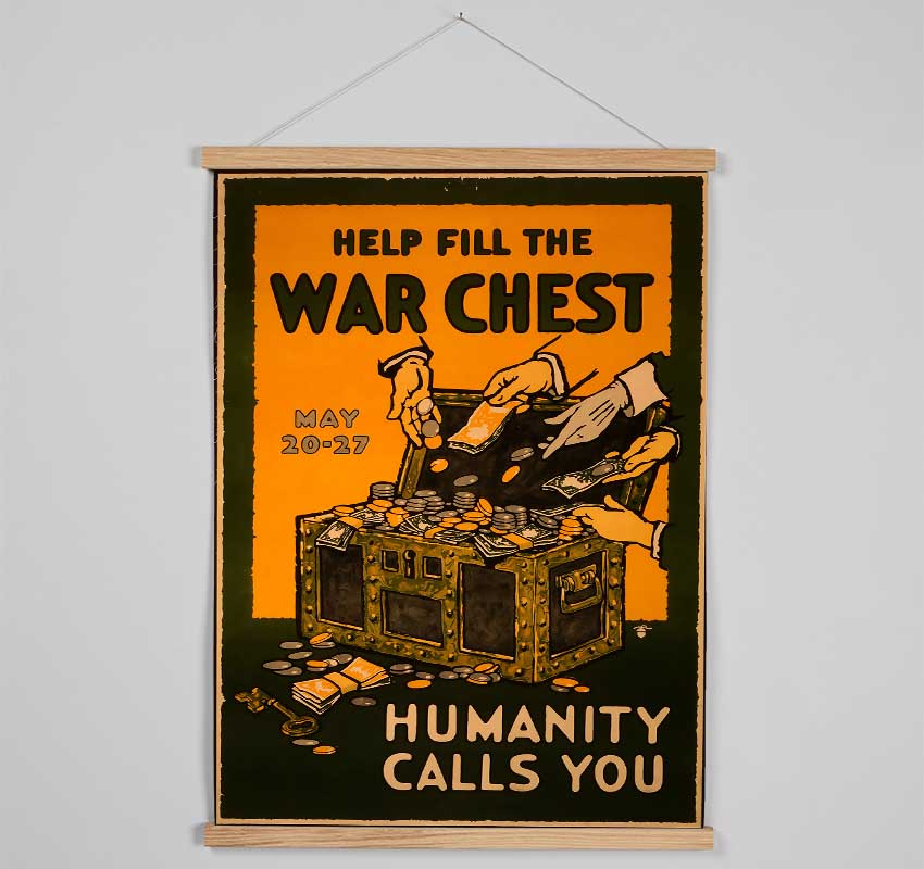 War Chest Hanging Poster - Wallart-Direct UK