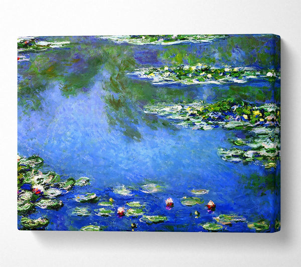 Picture of Monet Water Lilies In Monets Garden Canvas Print Wall Art