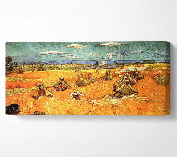 Van Gogh Wheat Stacks With Reaper