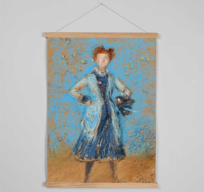 Whistler The Blue Girl Hanging Poster - Wallart-Direct UK