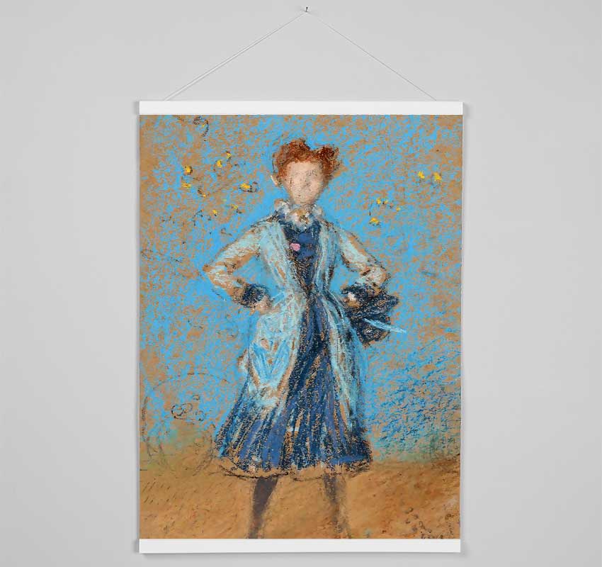 Whistler The Blue Girl Hanging Poster - Wallart-Direct UK