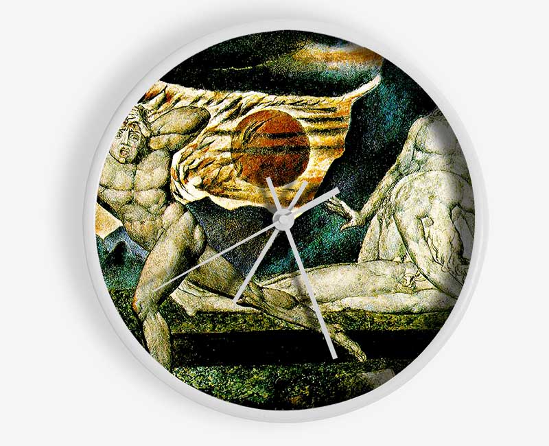 William Blake The Body Of Abel Clock - Wallart-Direct UK