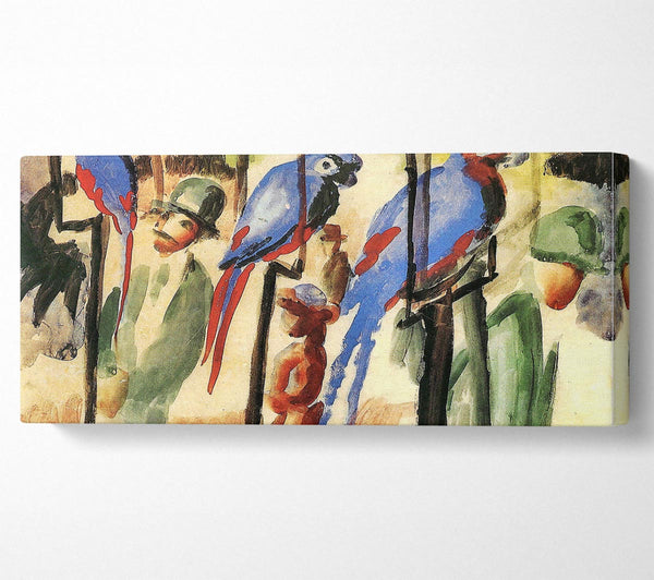August Macke mit den Papageien