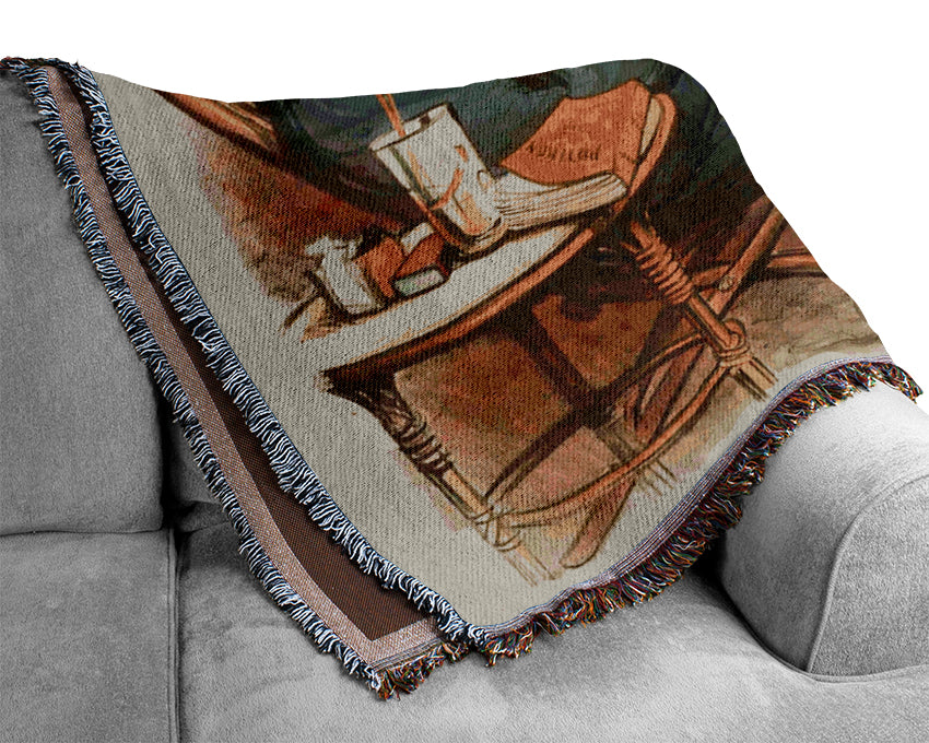 Wounded Soldier Woven Blanket
