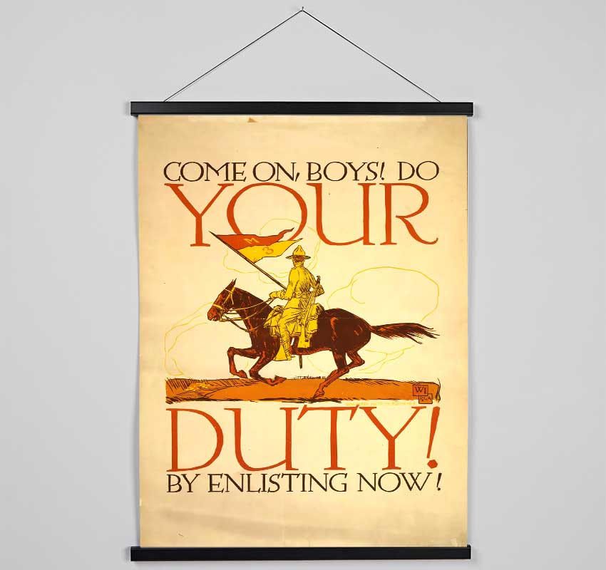 Your Duty Hanging Poster - Wallart-Direct UK