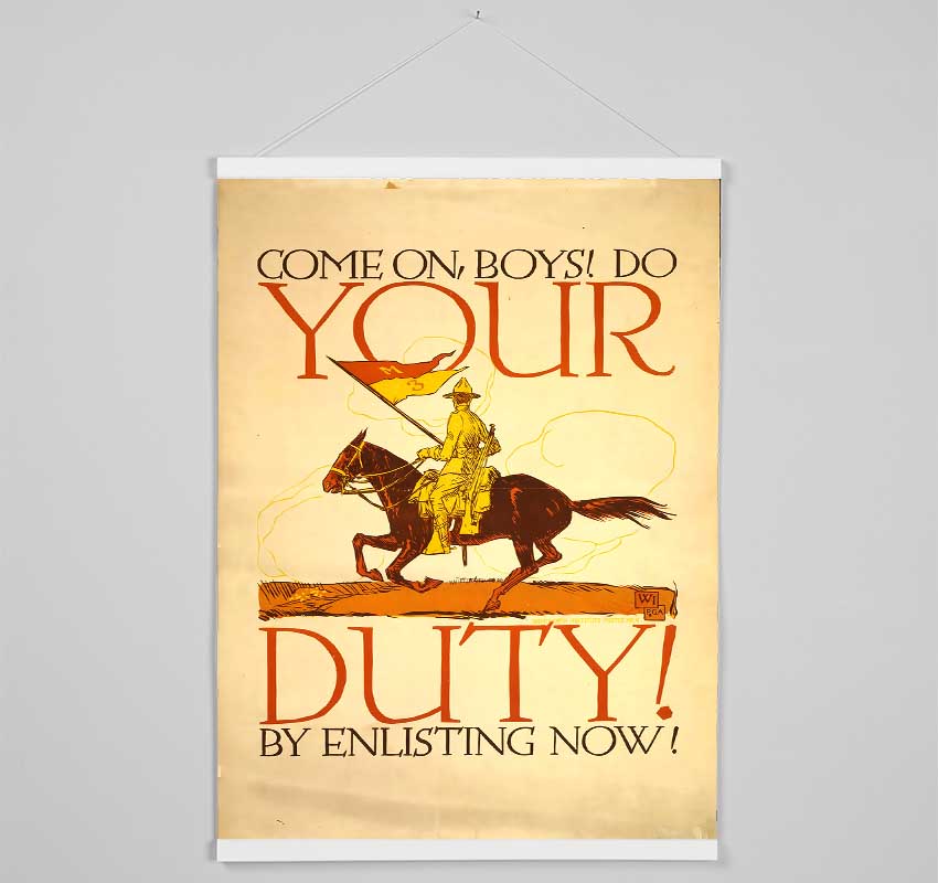 Your Duty Hanging Poster - Wallart-Direct UK