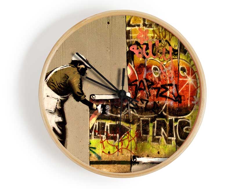 Wall Paper Clock - Wallart-Direct UK
