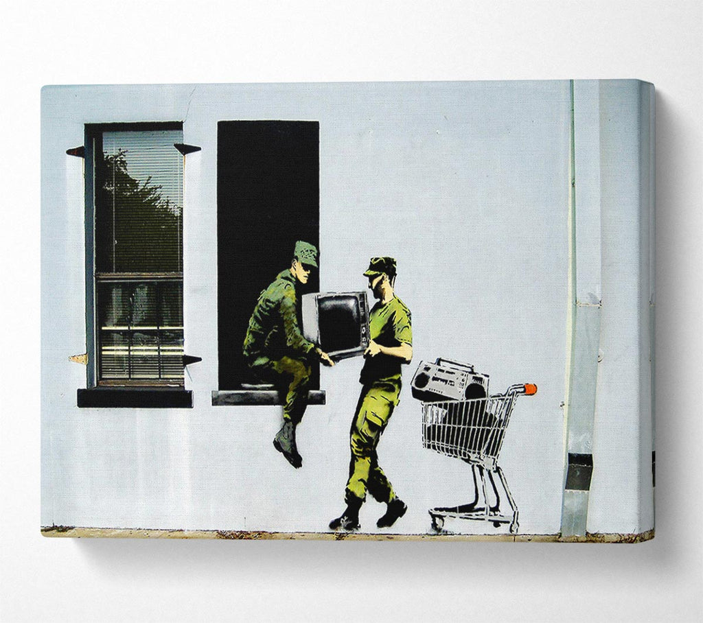 Picture of Army Heist Canvas Print Wall Art