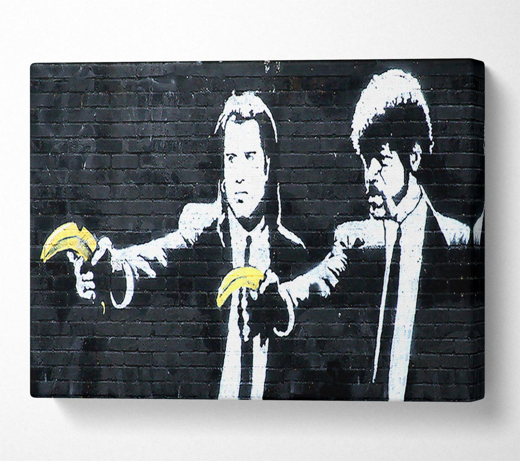 Picture of Banksy Pulp Fiction Canvas Print Wall Art