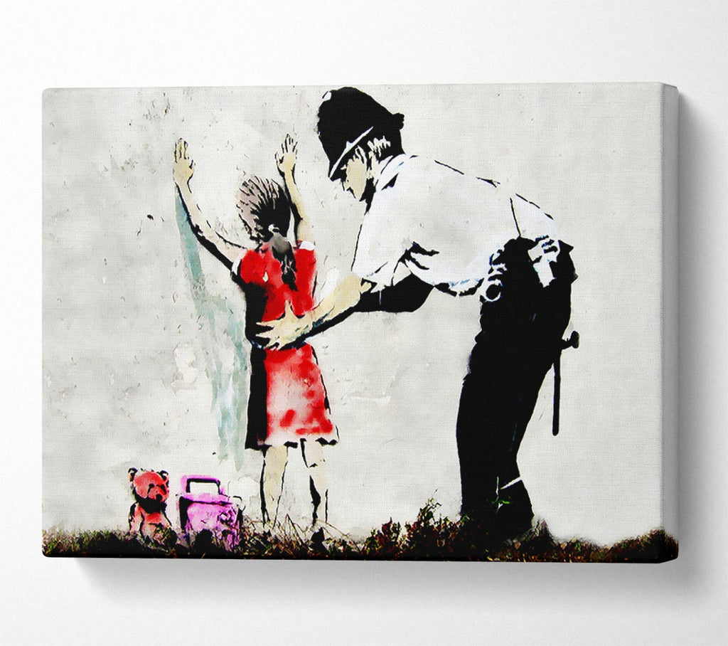 Picture of Copper Frisking Child Canvas Print Wall Art