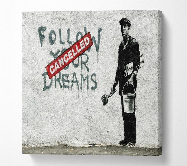 Picture of Dreams Square Canvas Wall Art