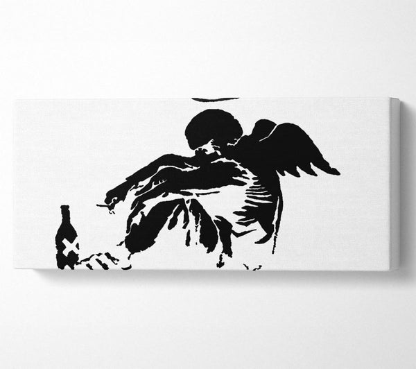 Fallen Angel Black White