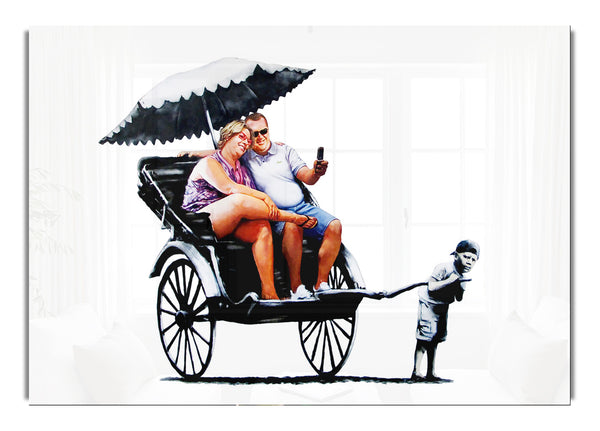 Feed The World Banksy Canvasb L