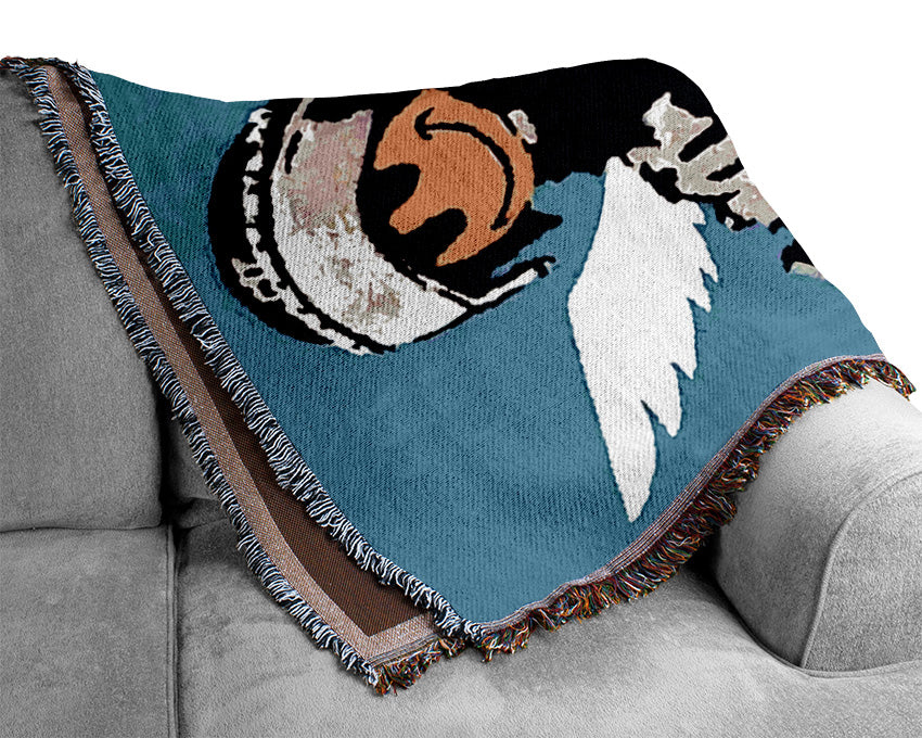 Flying Copper Woven Blanket