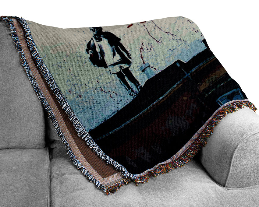 If At First You Dont Succeed Woven Blanket