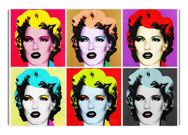 Kate Moss Six Faces